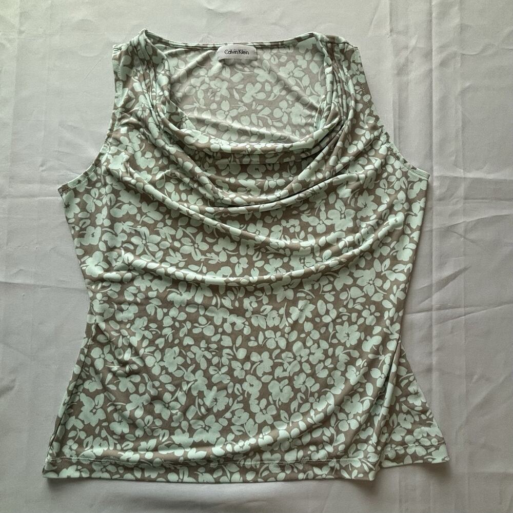 Women’s Calvin Klein Blouse Size Medium Floral